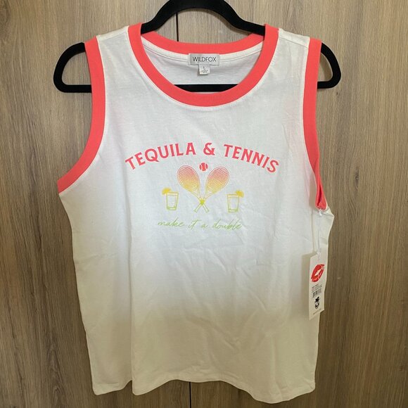 NWT Wildfox Tequila & Tennis Tank - Picture 1 of 8